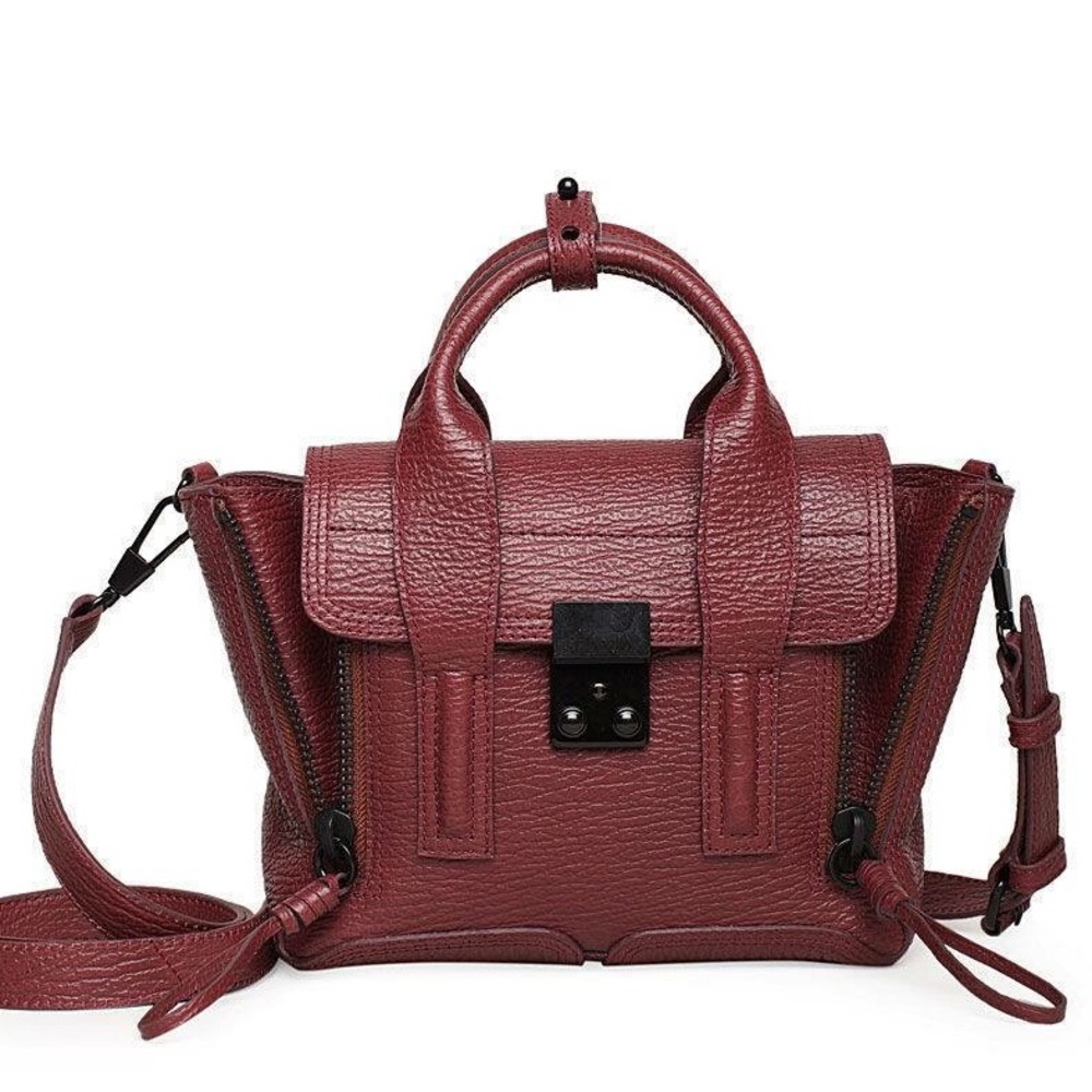 Philip Lim Mini Pashli Satchel in Oxblood